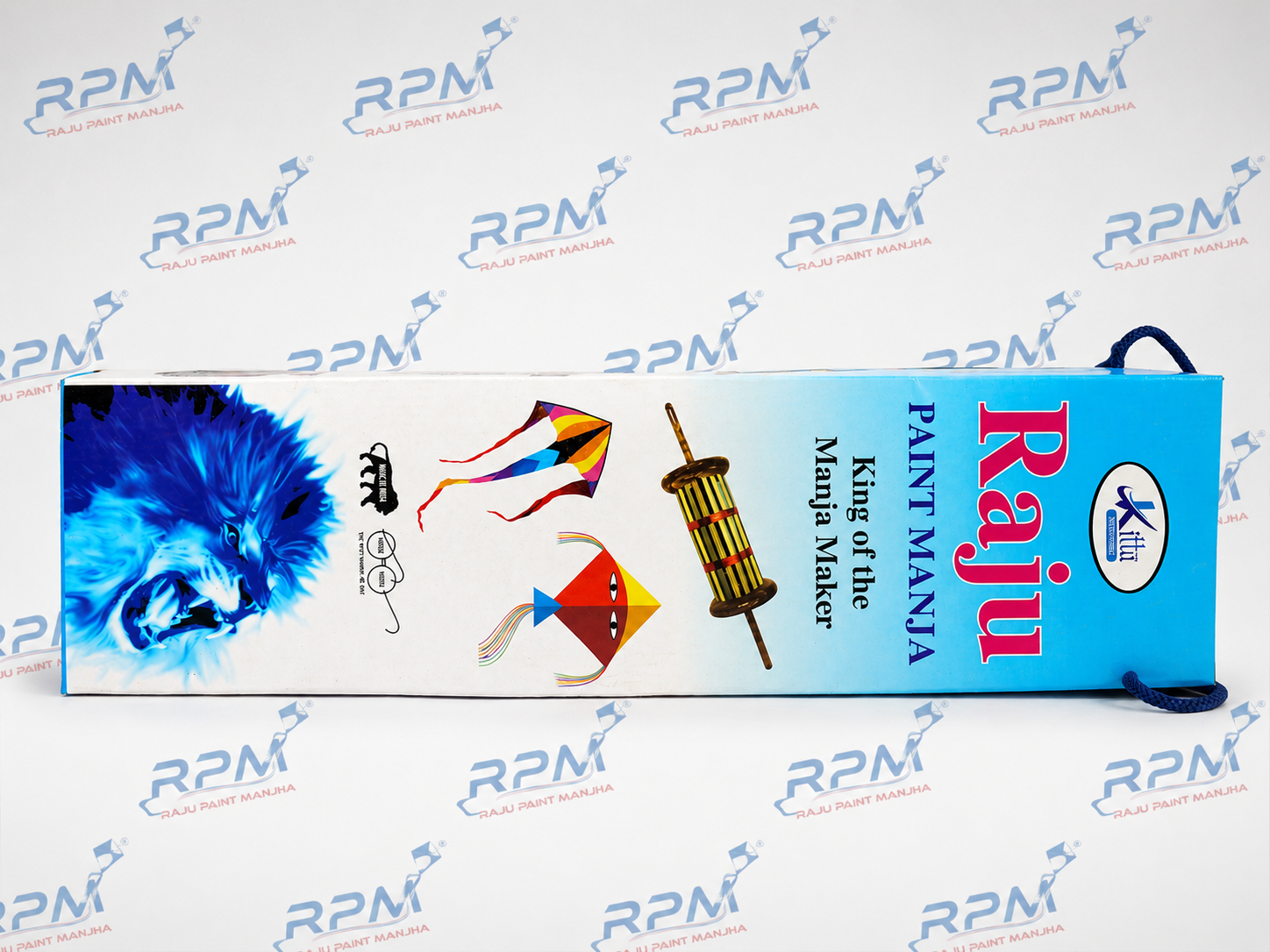 Raju Paint Manja Premium Kite Thread – King of the Manja Maker